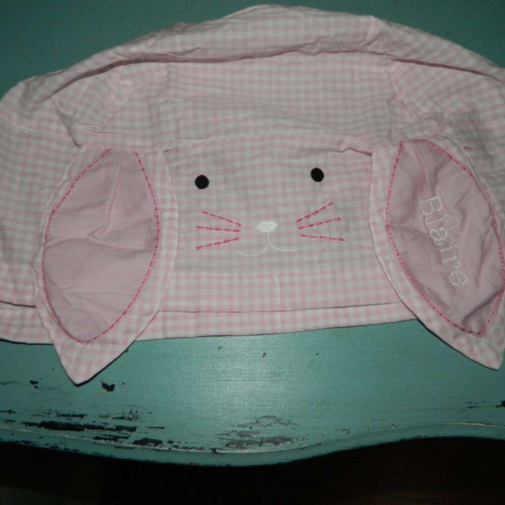 Pottery Barn Kids Gingham Easter Basket Liner "Blaire" Sz Small (TT-31)